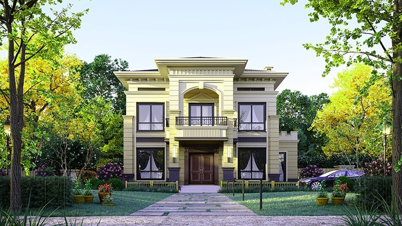 达州中式合院住宅，开放庭院与邻里乡亲更亲近